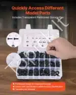 Metrinių varžtų, veržlių ir poveržlių rinkinys – 280 vnt. iš 10.9 klasės legiruotojo plieno - Image 5