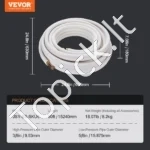 Mini Split Pajungimo Komplektas 15.24 m | Vario Vamzdis 9.53/15.88 mm | 18000–26000 BTU | Dviguba Izoliacija - Image 6
