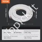 Mini Split Pajungimo Komplektas 4.88 m | Vario Vamzdis 6.35/12.7 mm | 12000–18000 BTU | Pilna Komplektacija - Image 6
