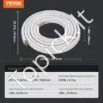Mini Split Pajungimo Komplektas 7.62 m | Vario Vamzdis 6.35/9.53 mm | Iki 12000 BTU | Su Kabeliu ir Izoliacija - Image 6