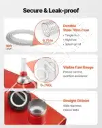 Mobilus 114 L kuro talpyklos vežimėlis su rankine pompa - Image 5