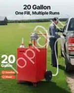 Mobilus 75 L kuro talpyklos vežimėlis su rankine pompa - Image 8