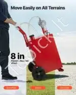 Mobilus 75 L kuro talpyklos vežimėlis su rankine pompa - Image 4