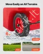 Mobilus kuro talpyklos vežimėlis 56–78 L su rankine ir gravitacine pompa - Image 4