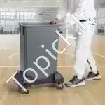 Mobilus šiukšlių konteinerių vežimėlis, skirtas 60,6–87 L talpos konteineriams, 90 kg apkrovai, 360° pasukamas - Image 2