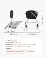 Motociklo atlošas su bagažine, „Harley Touring“ modeliams (2009–2024) - Image 7