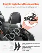 Motociklo atlošas su bagažine, „Honda Rebel CMX500“ modeliams (2017–2022) - Image 5