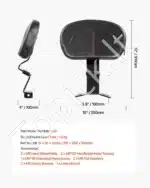 Motociklo atlošas, „Harley Touring“ modeliams (2009–2024), 1.2 kg - Image 7