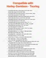 Motociklo atlošas, „Harley Touring“ modeliams (2009–2024), 1.2 kg - Image 3