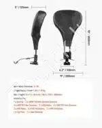 Motociklo atlošas, „Harley Touring“ modeliams (2009–2024), 1.8 kg - Image 7