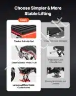 Motociklo pakėlimo stovas, 544 kg / 10.5-38 cm - Image 2