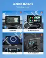 Multimedijos ekranas, Apple CarPlay / Android Auto, 17.8 cm - Image 5