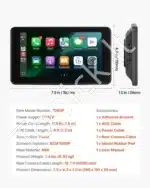 Multimedijos ekranas, Apple CarPlay / Android Auto, 17.8 cm - Image 7