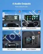Multimedijos ekranas, Apple CarPlay / Android Auto, 25.4 cm - Image 5