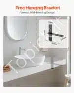 Nematomi plieniniai T formos lentynų laikikliai (2 vnt.) 304 mm, 90 kg svorio, skirti kabančioms lentynoms - Image 2