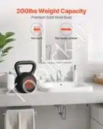 Nematomi plieniniai T formos lentynų laikikliai (2 vnt.) 304 mm, 90 kg svorio, skirti kabančioms lentynoms - Image 3