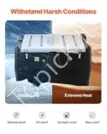 Nešiojamas dyzelino bakas - talpykla, juodas, 484.5 L - Image 2