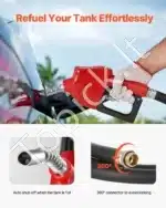 Nešiojamas dyzelino bakas - talpykla, juodas, 484.5 L - Image 5