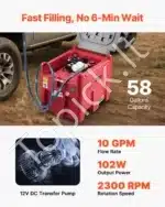 Nešiojamas dyzelino / benzino bakas - talpykla, 220 L - Image 3