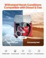 Nešiojamas dyzelino / benzino bakas - talpykla, 440 L - Image 2