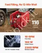 Nešiojamas dyzelino / benzino bakas - talpykla, 440 L - Image 3