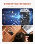 Nešiojamas skaitmeninis diktofonas, 128 GB, su balso aktyvavimo funkcija - Image 4