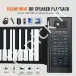 Nešiojamas susukamas pianinas, 88 klavišai - Image 4