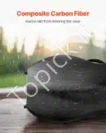 Nešiojamas violončelės dėklas 4/4 dydžio, juodas, ~137x53x32 cm, su kuprinės diržais - Image 5