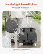 Nešiojamojo kompiuterio lagaminas su ratukais, pilkas - Image 4