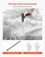 Atšvaitinės Sniego Gairės 500 vnt., Stiklo Pluoštas, 122 cm x Ø 6 mm - Image 5