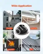 Ortakių movos - flanšas, 2 vnt., 150-280 mm skersmens vamzdžiams - Image 6