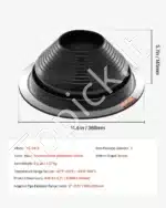 Ortakių movos - flanšas, 2 vnt., 150-280 mm skersmens vamzdžiams - Image 7