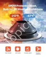 Ortakių movos - flanšas, 2 vnt., 150-280 mm skersmens vamzdžiams - Image 3