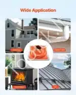 Ortakių movos - flanšas, 2 vnt., 160-300 mm skersmens vamzdžiams - Image 6