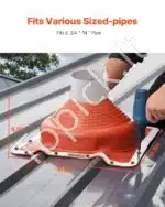 Ortakių movos - flanšas, 2 vnt., 170-355 mm skersmens vamzdžiams - Image 2