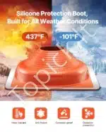 Ortakių movos - flanšas, 2 vnt., 170-355 mm skersmens vamzdžiams - Image 3