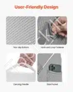 Ortopedinė pleišto pagalvė lovai, 3 dalių rinkinys, (560x770x305 mm) - Image 6