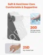 Ortopedinė pleišto pagalvė lovai, 3 dalių rinkinys, (560x770x305 mm) - Image 2