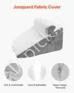 Ortopedinė pleišto pagalvė lovai, 3 dalių rinkinys, (560x770x305 mm) - Image 3