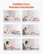 Ortopedinė pleišto pagalvė lovai, 3 dalių rinkinys, (560x770x305 mm) - Image 4