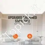 PVC lubų plokštės, 12 vnt.  60.3x60.3 cm, baltos - Image 3