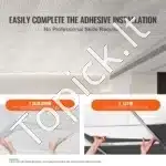 PVC lubų plokštės, 12 vnt. / 60.5x60.5 cm, baltos - Image 4