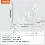 PVC lubų plokštės, 12 vnt. / 60.5x60.5 cm, baltos - Image 6