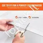 PVC lubų plokštės, 96 vnt.  50.3x50.3 cm, baltos - Image 5