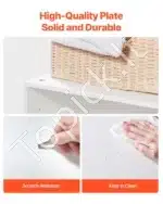 Pakabinama spintelė, 81,3 x 40,6 x 61 cm, balta - Image 5