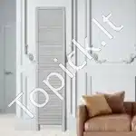 Pertvara kambariui, šviesiai pilka, 4 dalys, 170x162 cm - Image 7