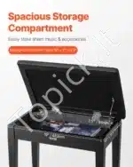 Pianino suoliukas su daiktadėže, 56 x 35 x 48.5 cm - Image 3