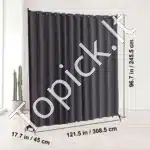 Pilka kambario pertvara su ratukais, 308.5x245.5 cm - Image 7