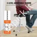 Pilnas 5 dalių akustinių būgnų komplektas su lėkštėmis ir kėdute, juodas - Image 4