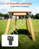 Platformos laikikliai, 8 vnt., 88.9x88.9 mm medienai, iki 1000 kg - Image 4